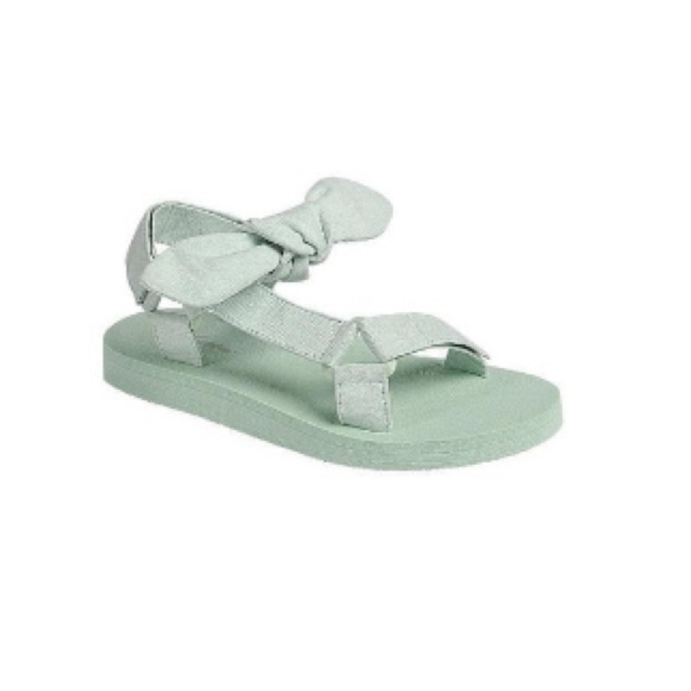 Forever Light Green Strap Sandals